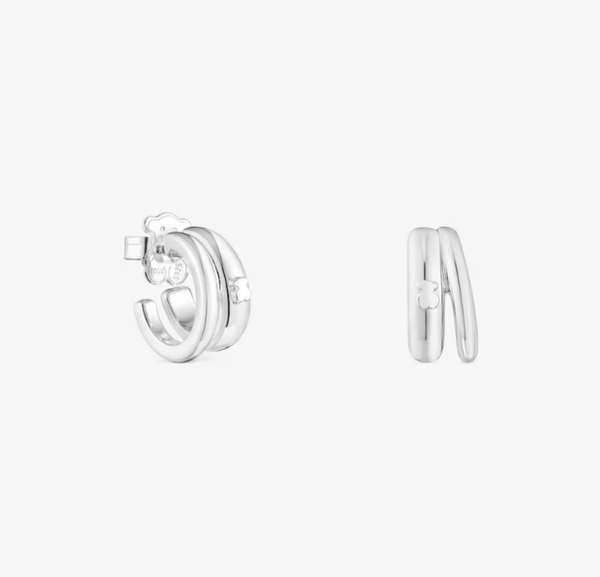 TOUS Pendientes doble aro Fellow