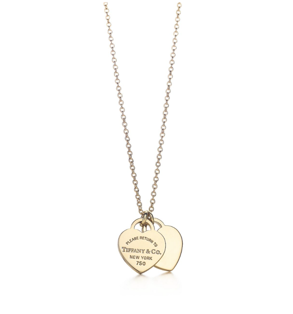 Return to Tiffany® Double Heart Tag Pendant