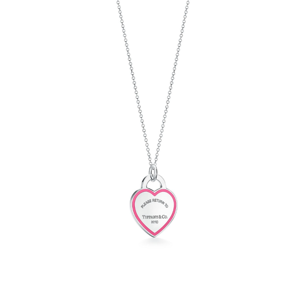 Return to Tiffany® Pink Heart Tag Charm