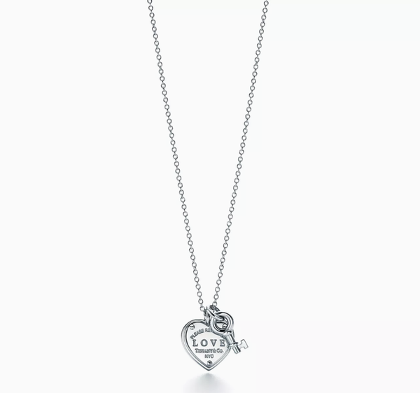 Return to Tiffany® Love Heart Tag Key Pendant