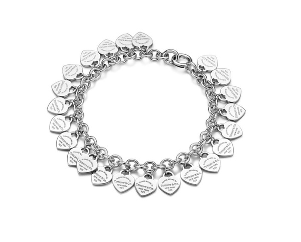 Return to Tiffany™ Brazalete con múltiples placas estilo corazón
