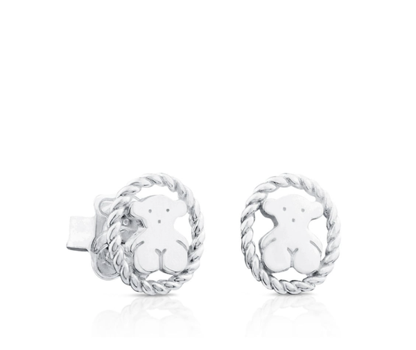 Pendientes de plata Camee