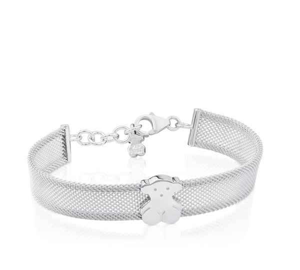 Pulsera de plata Icon Mesh
