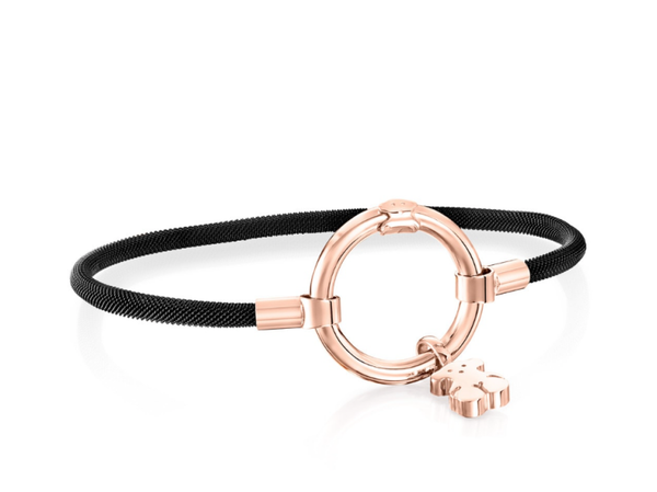 Pulsera de plata vermeil rosa  Hold