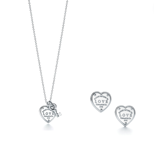 Tiffany set collar y aretes