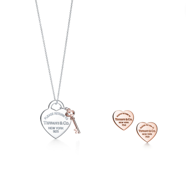 Tiffany set collar y aretes