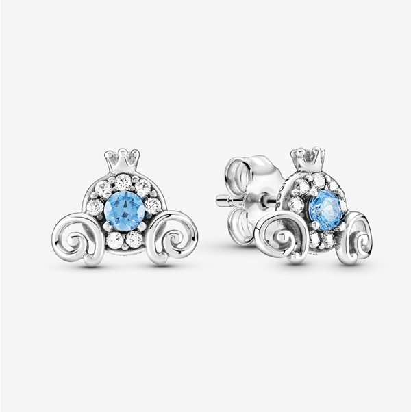 Disney Cinderella Pumpkin Coach Stud Earring