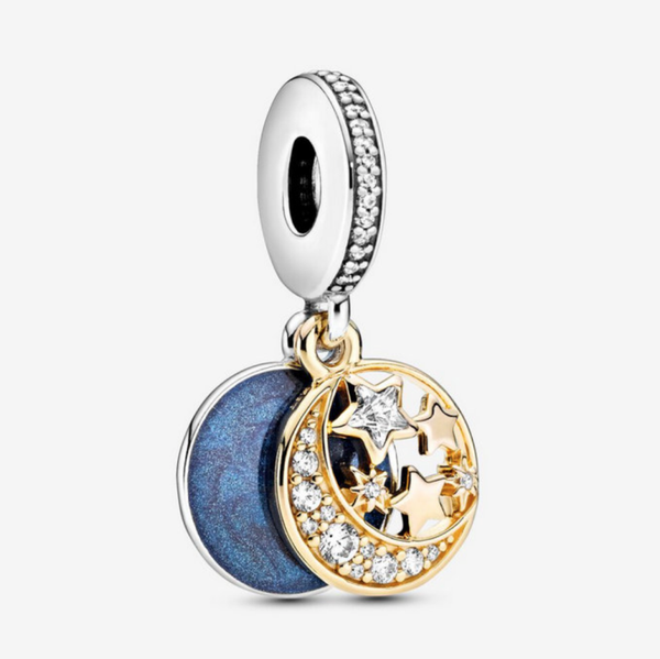 Pandora Shine Moon and Star Dangle Charm