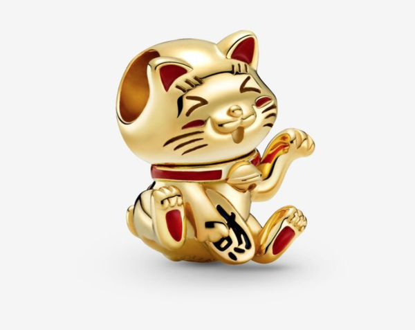 Cute Fortune Cat Charm