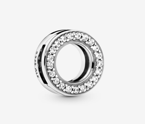 Circle of Pavé Clip Charm