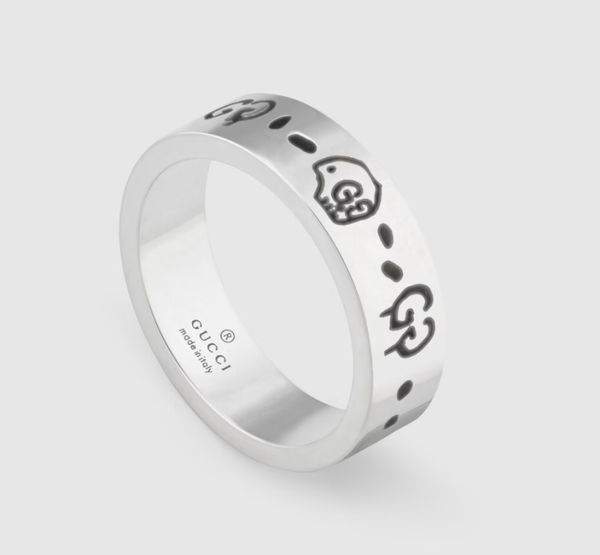 GucciGhost ring in silver