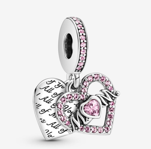 Heart & Mom Dangle Charm