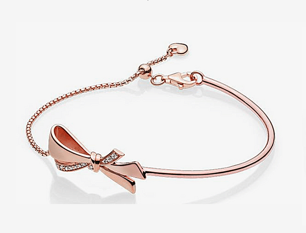 Pulsera Pandora (Plata y Oro Rosa)