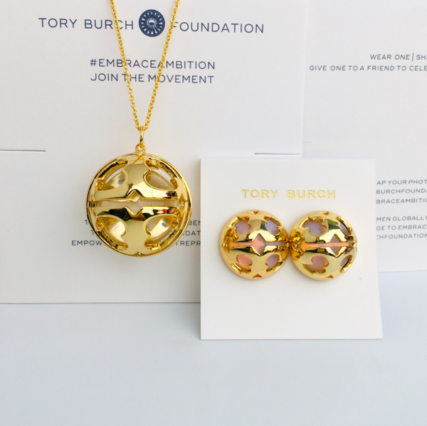 Set Tory Burch - Collar + Aretes