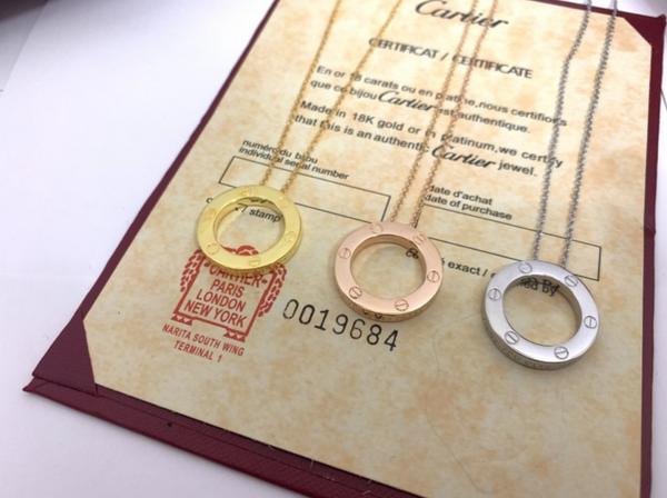 CARTIER COLLAR (Plateado / Dorado /Oro rosa)