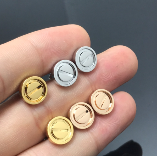 CARTIER Aretes (Plateado, Dorado y Oro Rosa)
