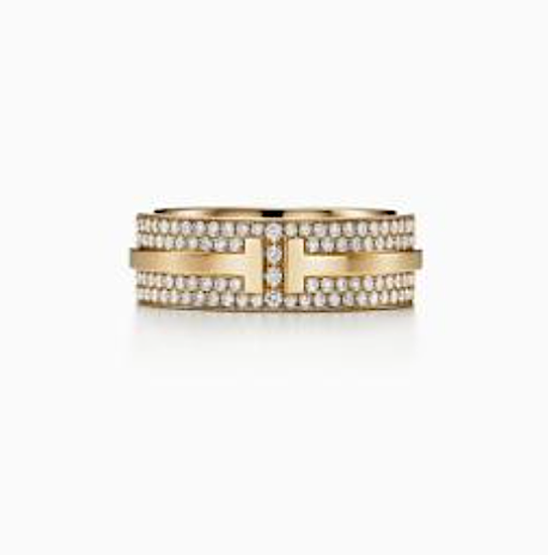 Tiffany & Co. Anillo (Plateado, Dorado y Oro Rosa)