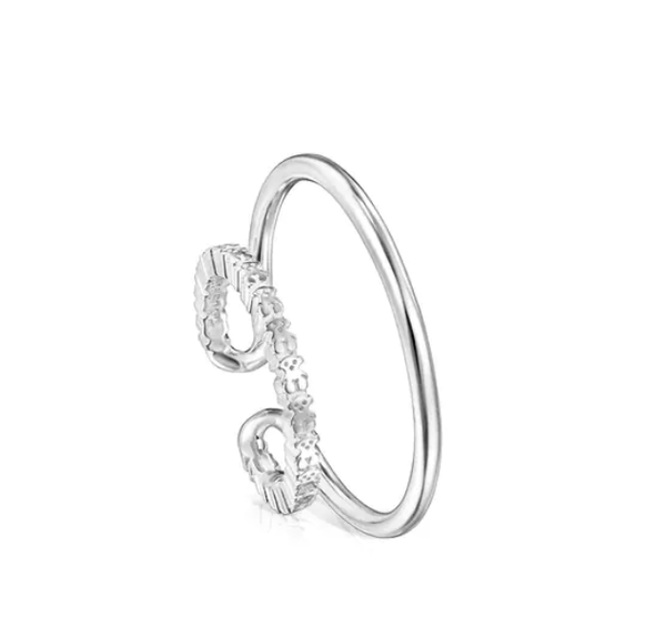 TOUS Earcuff Straight doble de Plata