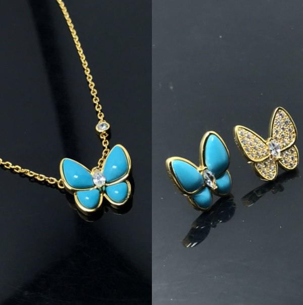 Set: Collar + Aretes