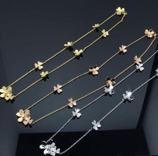 Collar Van Cleef & Arpels (Dorado/Plateado/Oro Rosa)