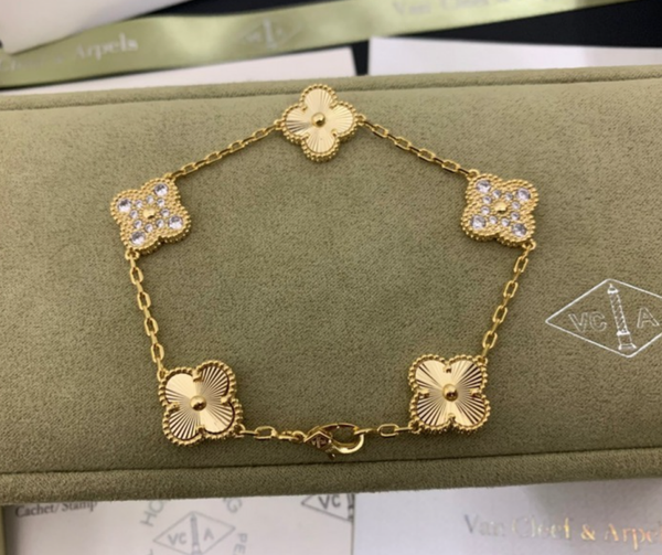 Pulsera Van Cleef & Arpels (Dorado/Oro Rosa/Plateado)