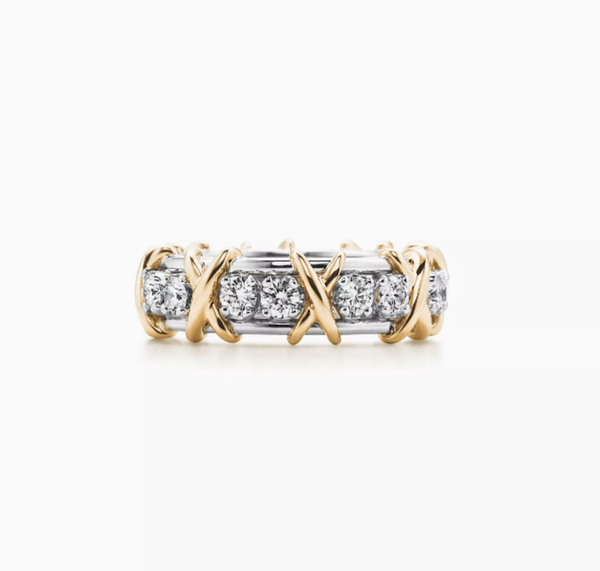 TIFFANY & CO. Anillo (Talla 5) (Versión en Zafiro)