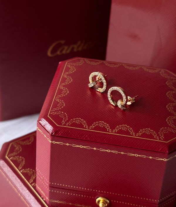 Cartier Aretes (Plateados)