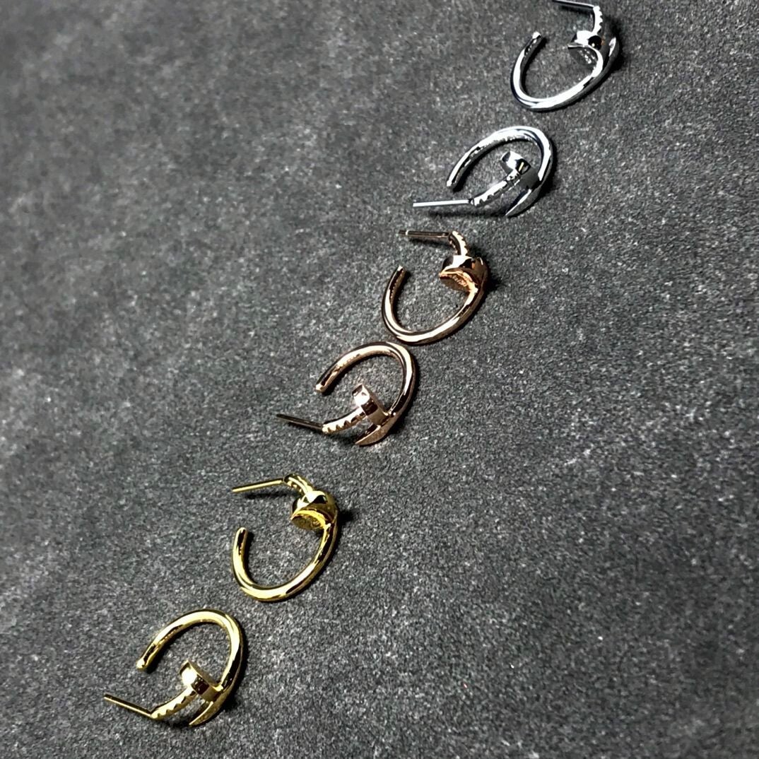 CARTIER Aretes (Plateado, Dorado y Oro Rosa)