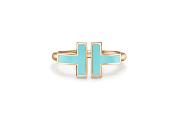 Tiffany T Anillo con turquesa