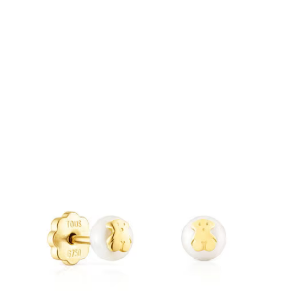 TOUS Aretes con perla