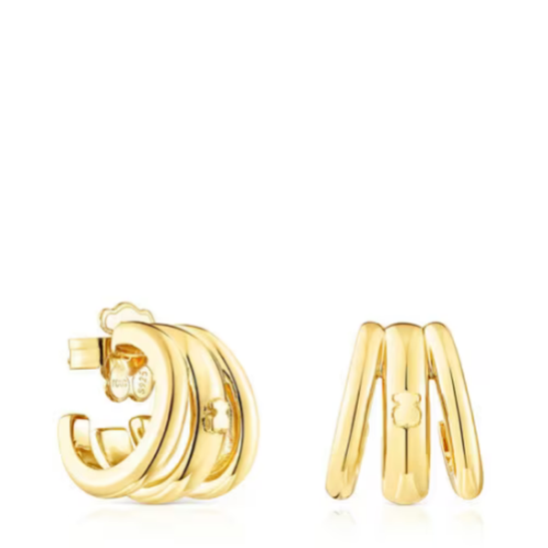 TOUS Pendientes triple aro Fellow