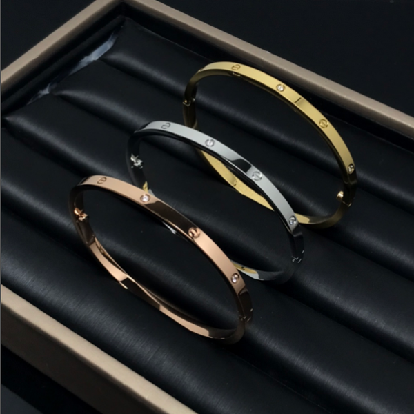 Cartier Pulsera Dorada (Talla: 18)