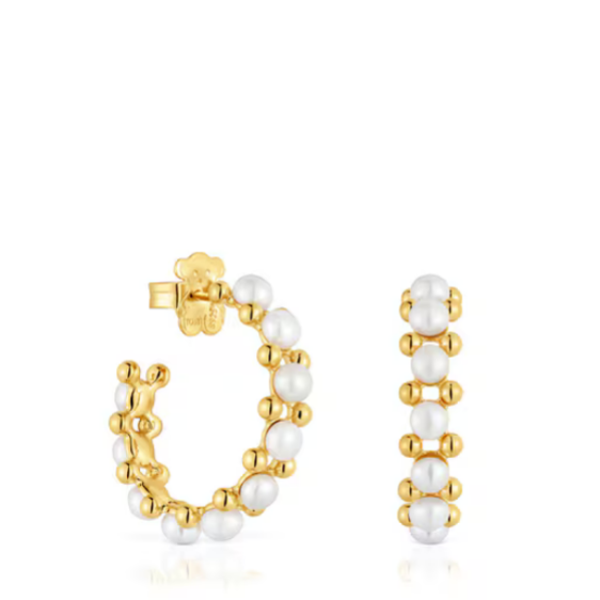 TOUS Pendientes de aro triple 20mm