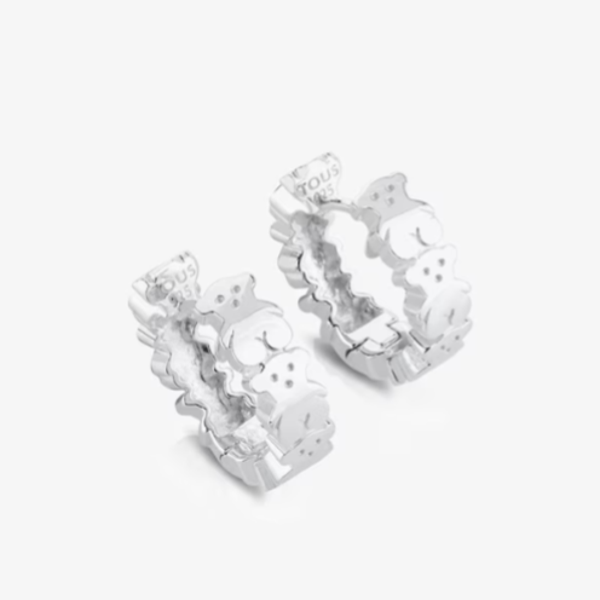 TOUS Pendientes aro de plata Puppies