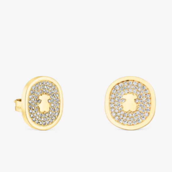 TOUS Pendientes Oursin