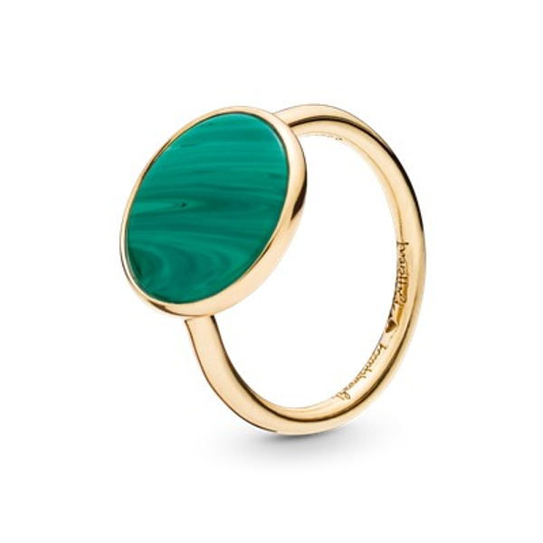 Green Murano Glass Ring
