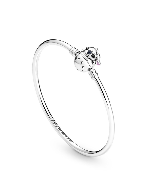 Pandora Moments Disney Stitch Biting Clasp Bangle