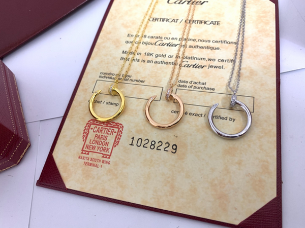 CARTIER COLLAR (Plateado / Dorado /Oro rosa)