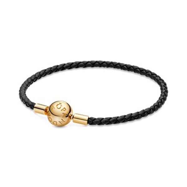 Pandora Moments Woven Leather Bracelet