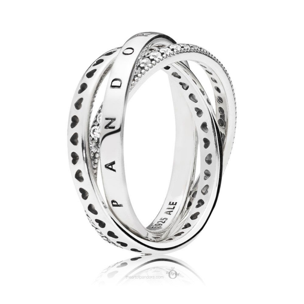 Pandora Intertwined Logo Ring