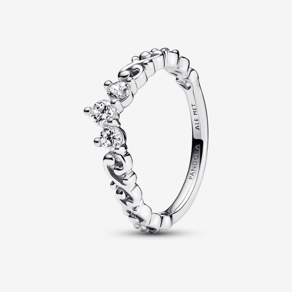 Regal Swirl Tiara Ring
