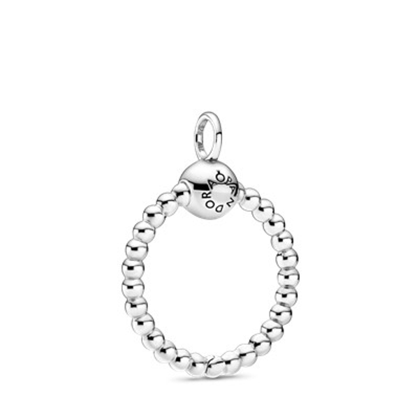 Pandora Moments Beaded O Pendant - 399077C00