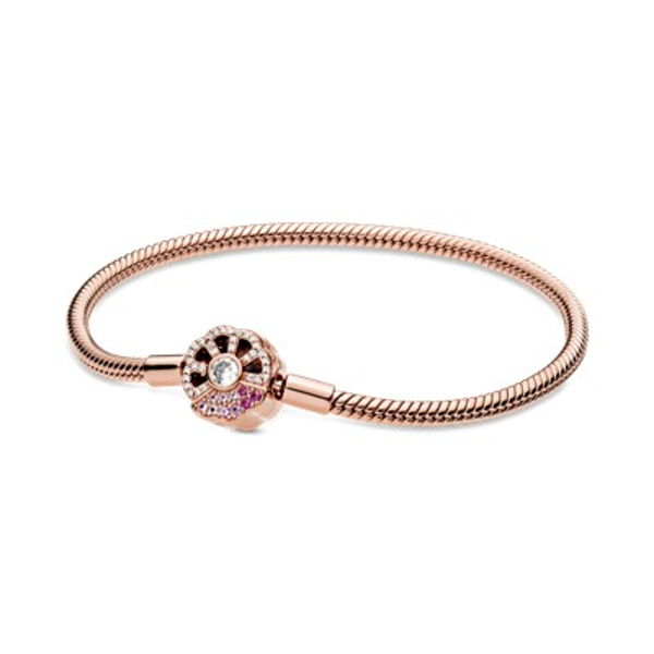 Pandora-Rose-Moments-Pink-Fan-Clasp-Snake-Chain-Bracelet