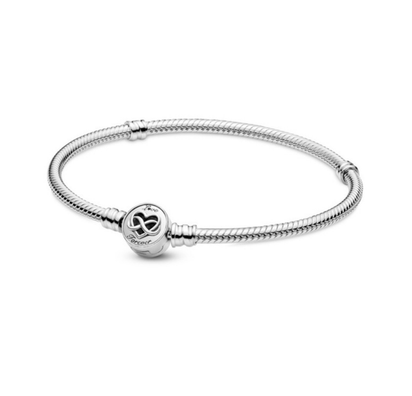 PANDORA, Moments Pulsera con Cierre de corazón y Infinito.