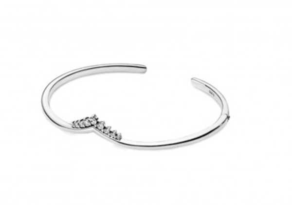 Tiara Wishbone Open Bangle