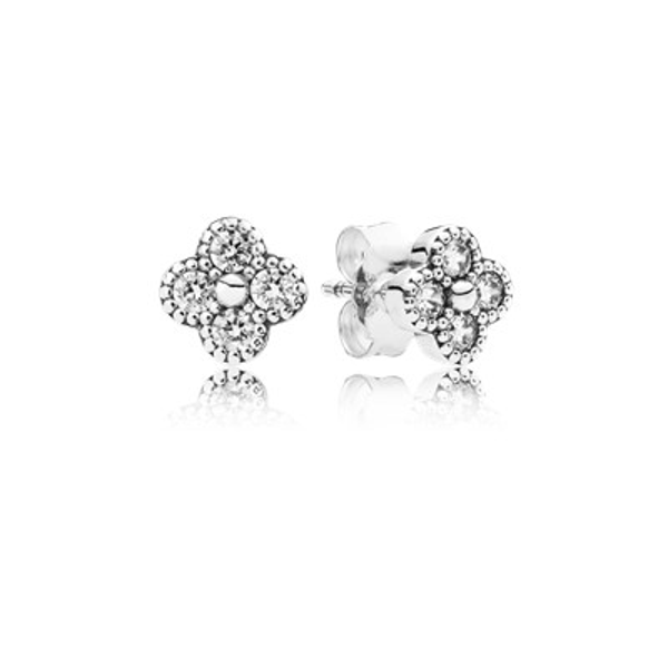 Oriental Blossom Stud Earrings