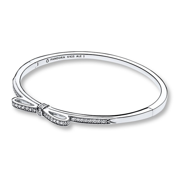 Brazalete con moño brillantes
