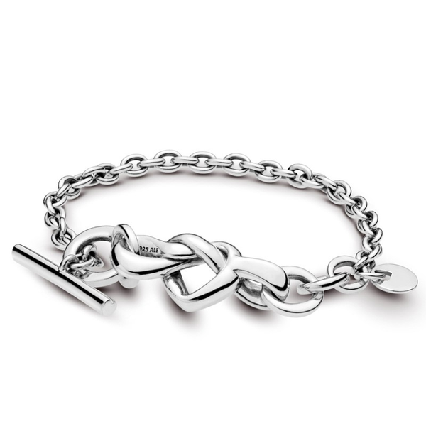 Pulsera Pandora Corazones Anudados