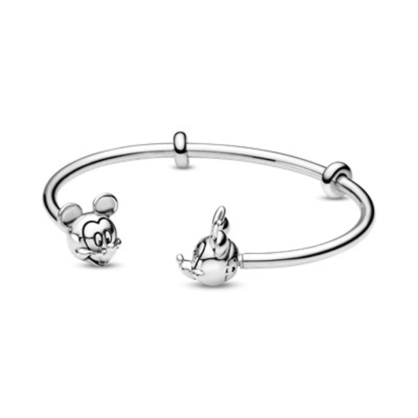Disney, brazalete abierto Pandora Moments Mickey y Minnie Mouse