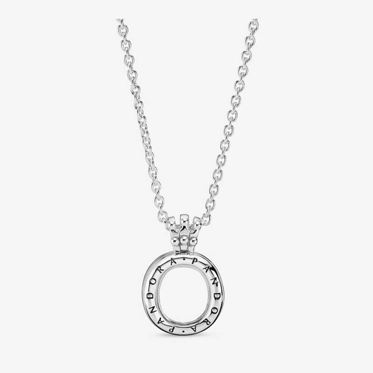Pandora Lockets Crown O Necklace - 398332
